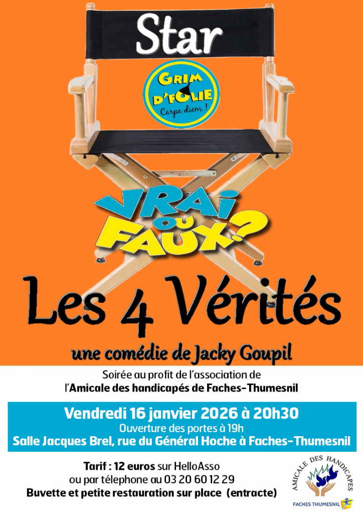 Affiche Annonce "Les 4 Vérités"