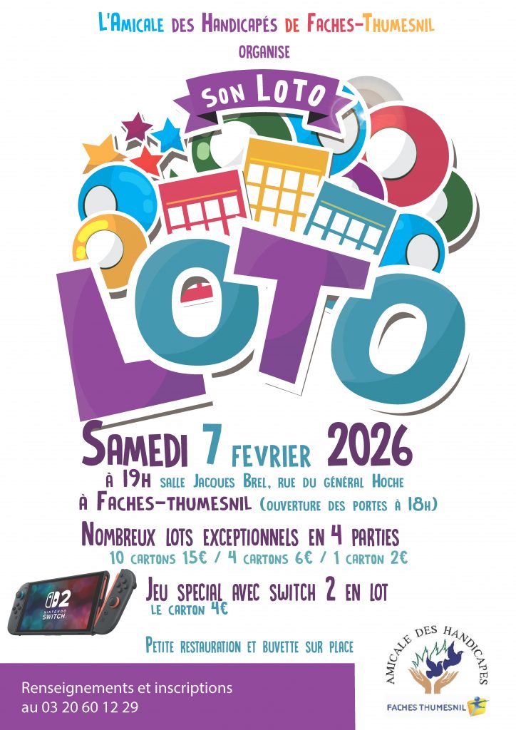 Affiche de loto du 7 Février 2026